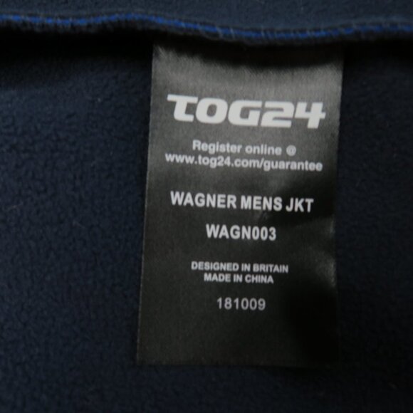 Tog24 All Terrain Wagner Mens Small Softshell Jacket Blue - Picture 7 of 9